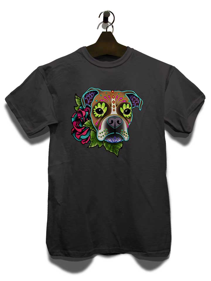 boxer-dog-t-shirt dunkelgrau 3