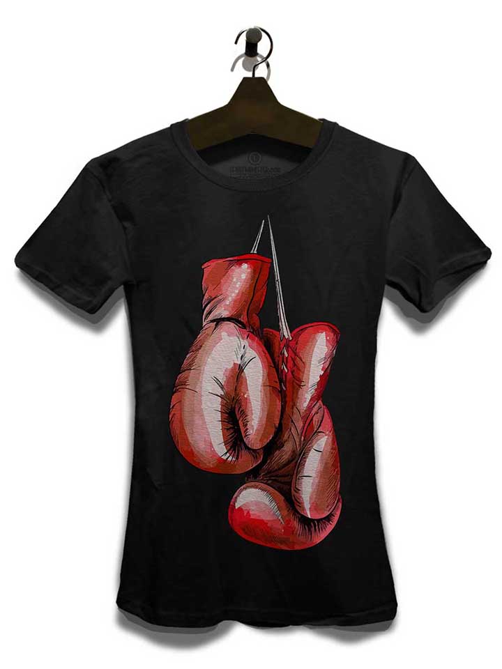 boxhandschuhe-damen-t-shirt schwarz 3