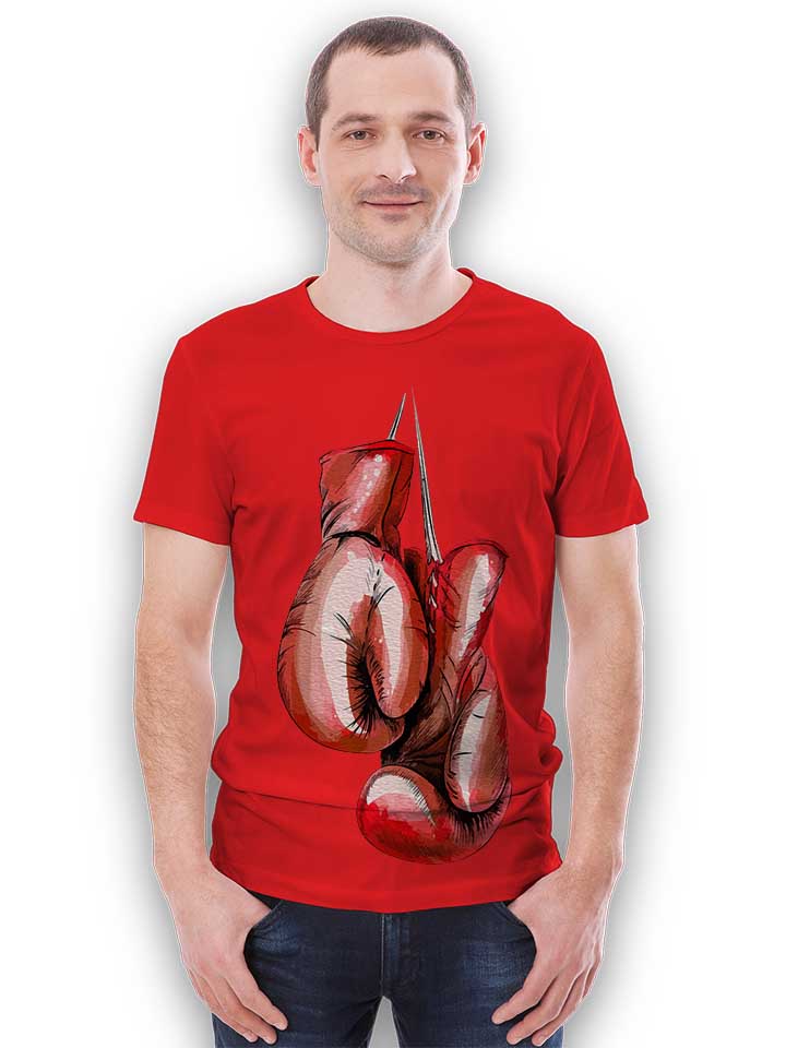 boxhandschuhe-t-shirt rot 2