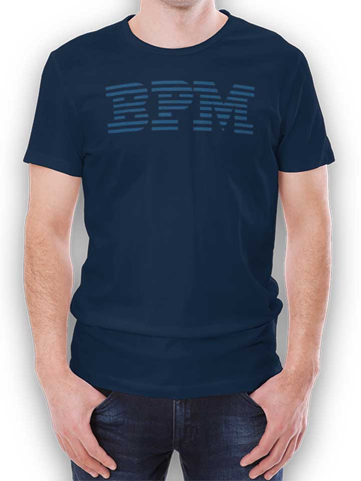 Bpm T-Shirt dunkelblau L
