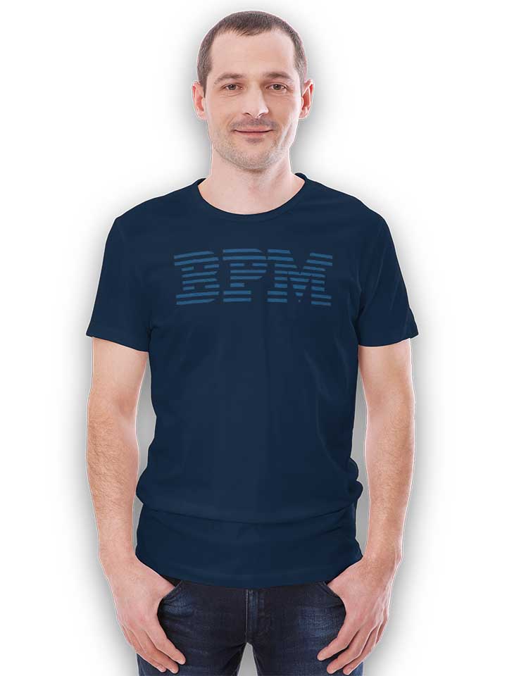 bpm-t-shirt dunkelblau 2