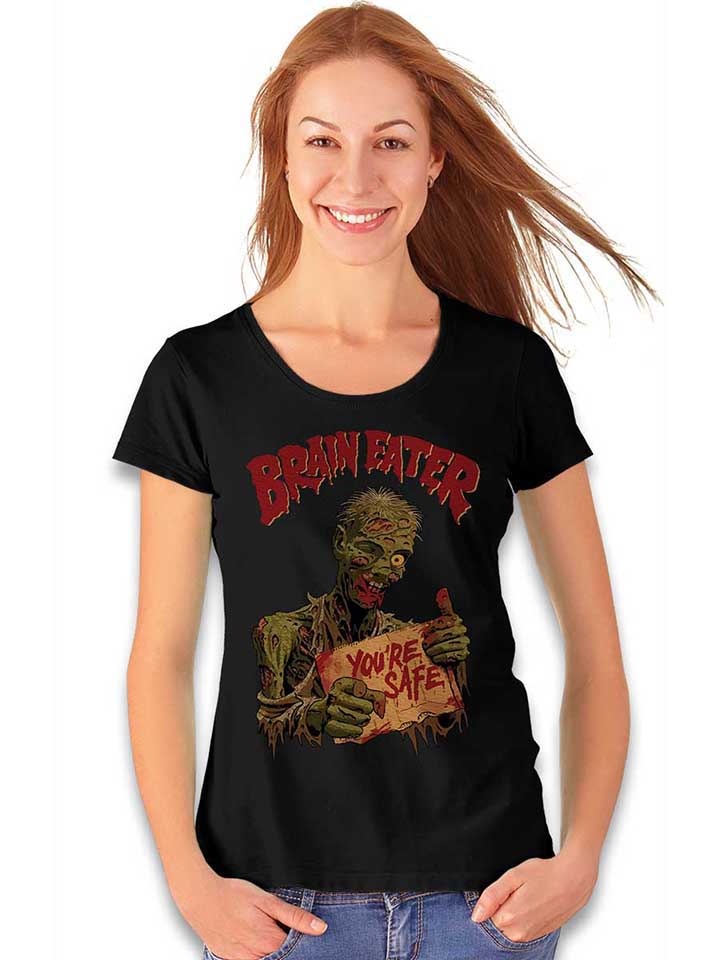 brain-eater-damen-t-shirt schwarz 2