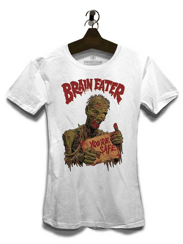 brain-eater-damen-t-shirt weiss 3