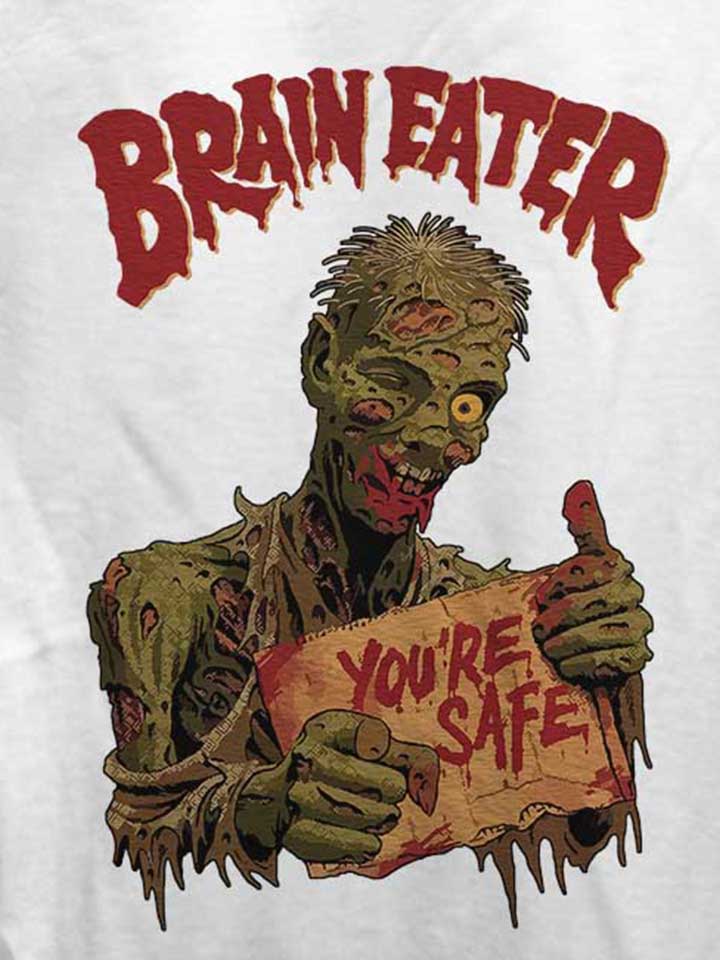 brain-eater-damen-t-shirt weiss 4