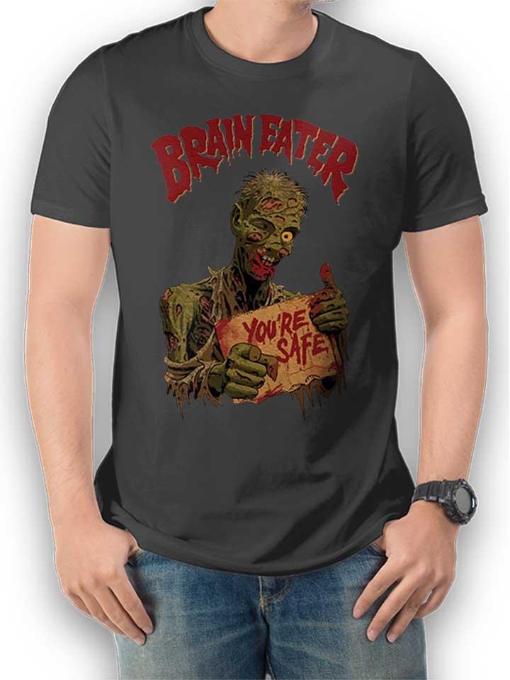 Brain Eater T-Shirt dunkelgrau L