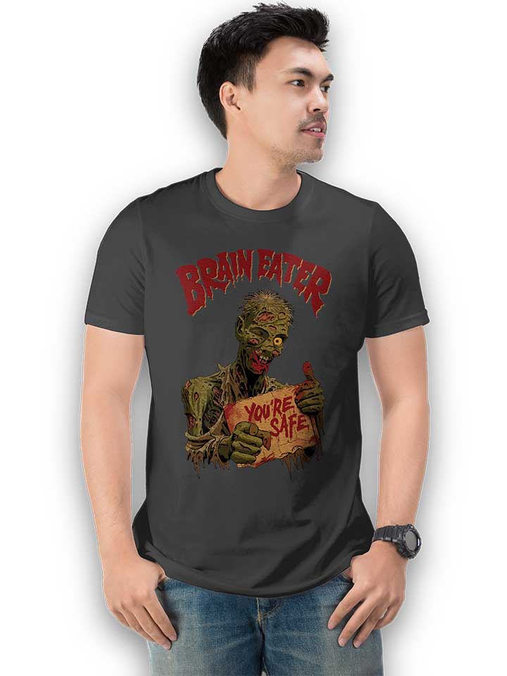 brain-eater-t-shirt dunkelgrau 2