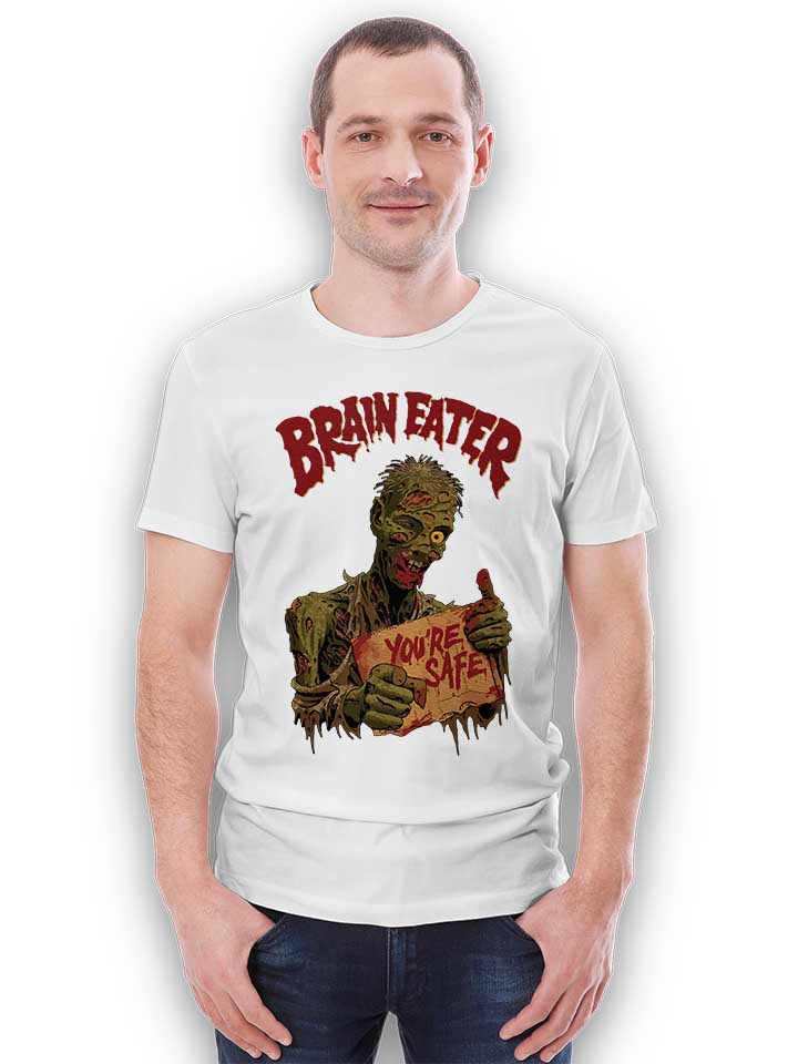 brain-eater-t-shirt weiss 2