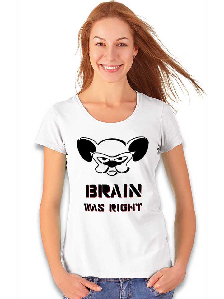 brain-was-right-damen-t-shirt weiss 2