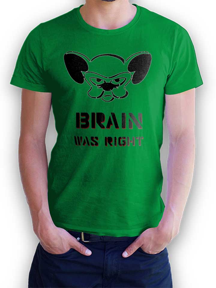 brain-was-right-t-shirt gruen 1