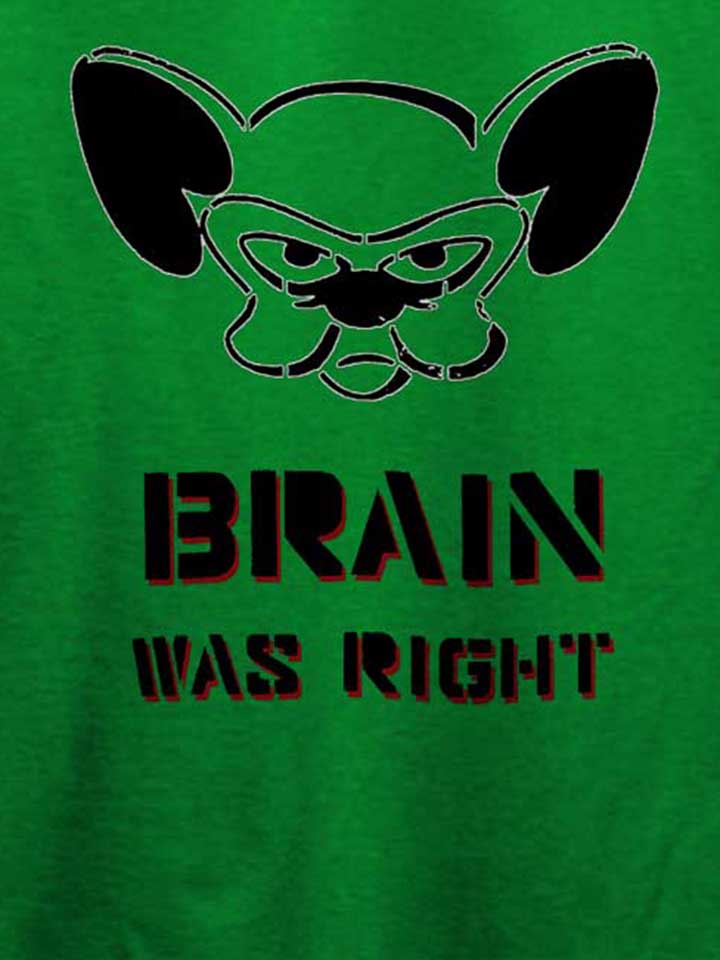 brain-was-right-t-shirt gruen 4