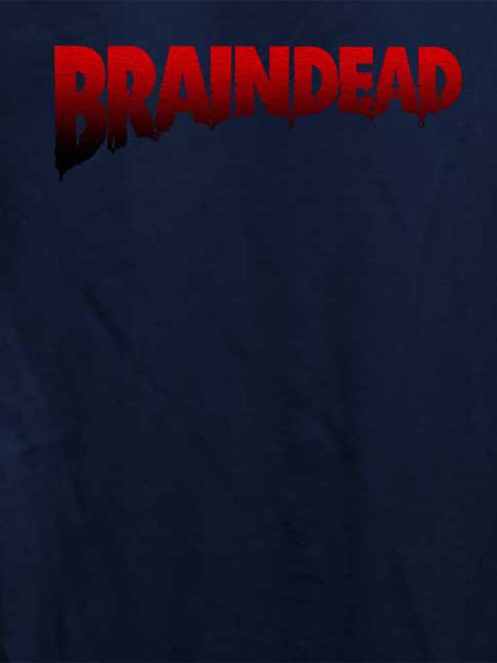 braindead-logo-damen-t-shirt dunkelblau 4