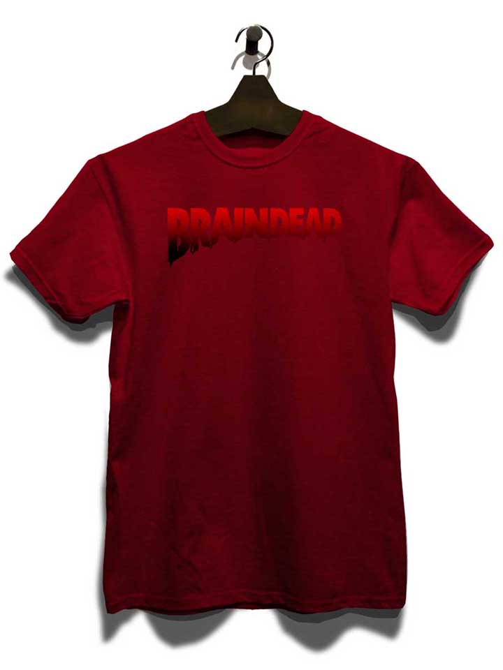 braindead-logo-t-shirt bordeaux 3