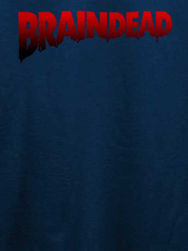 braindead-logo-t-shirt dunkelblau 4