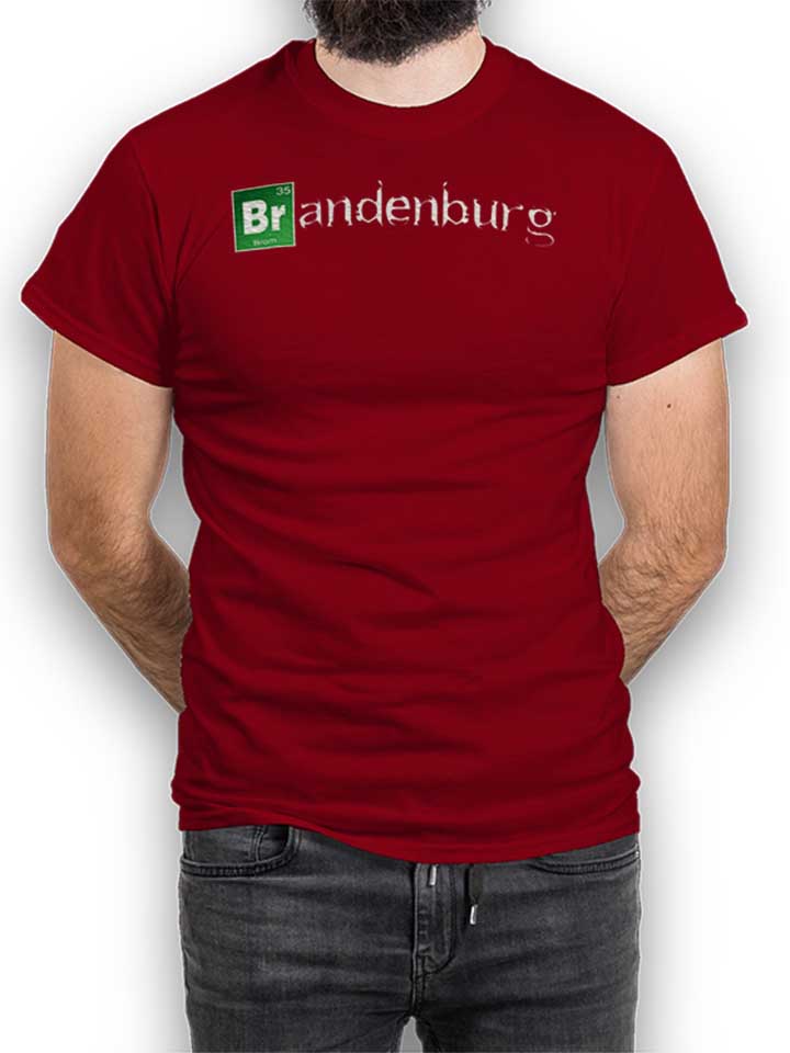Brandenburg T-Shirt maroon L