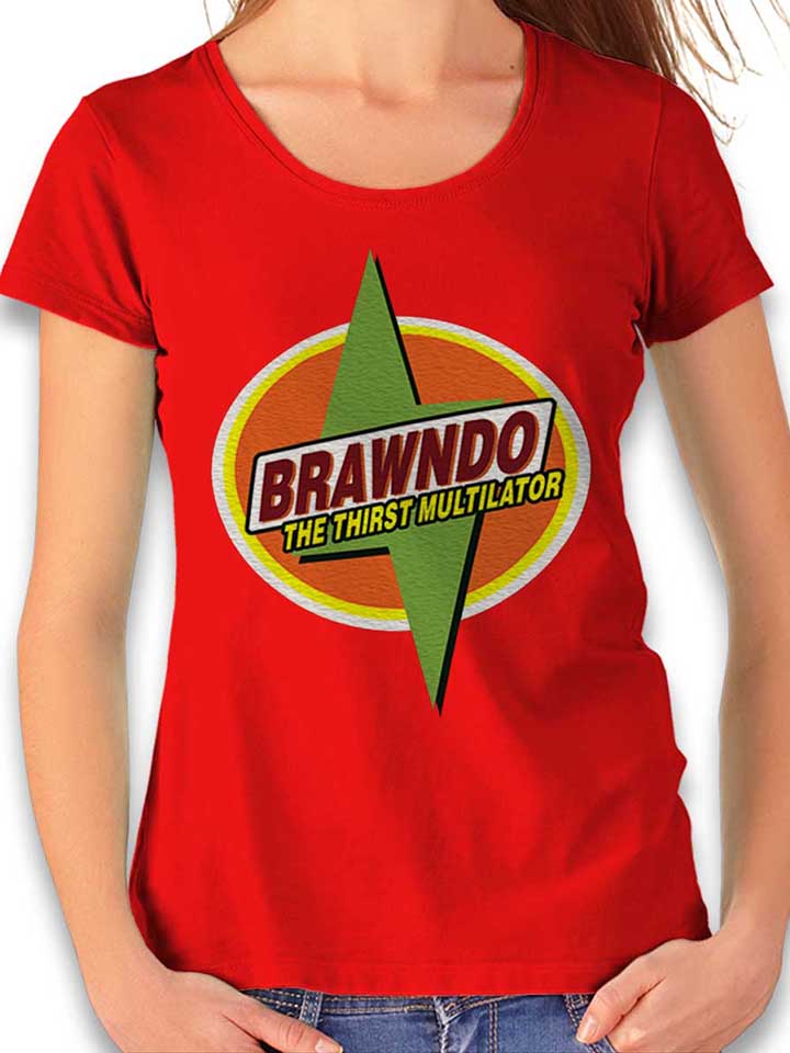 Brawndo The Thirtst Multilator Damen T-Shirt rot L