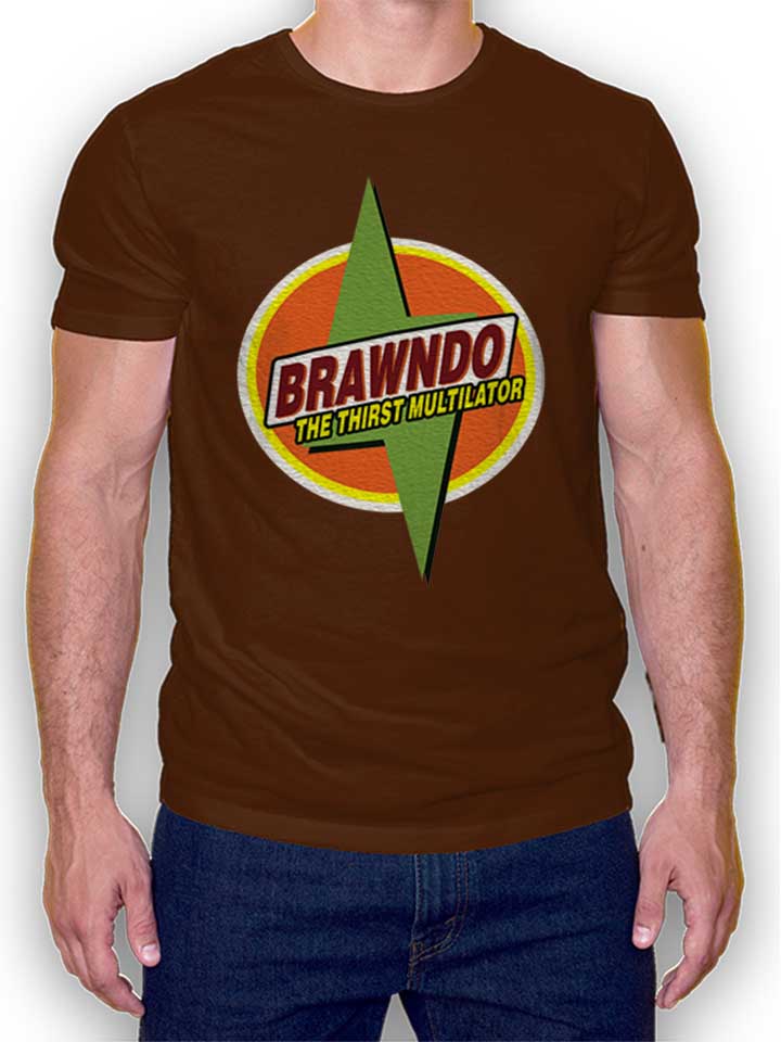 Brawndo The Thirtst Multilator T-Shirt brown L