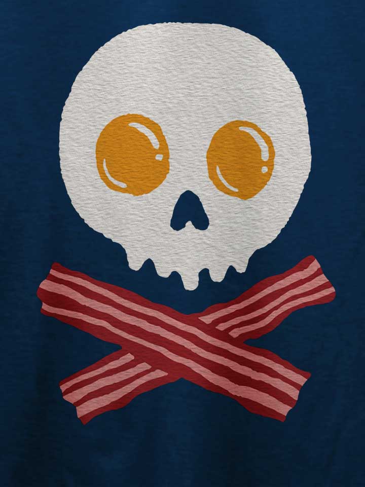 breakfast-skull-t-shirt dunkelblau 4