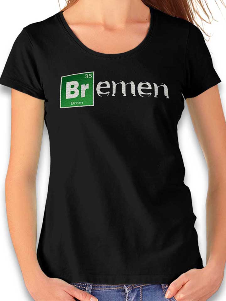 bremen-damen-t-shirt schwarz 1