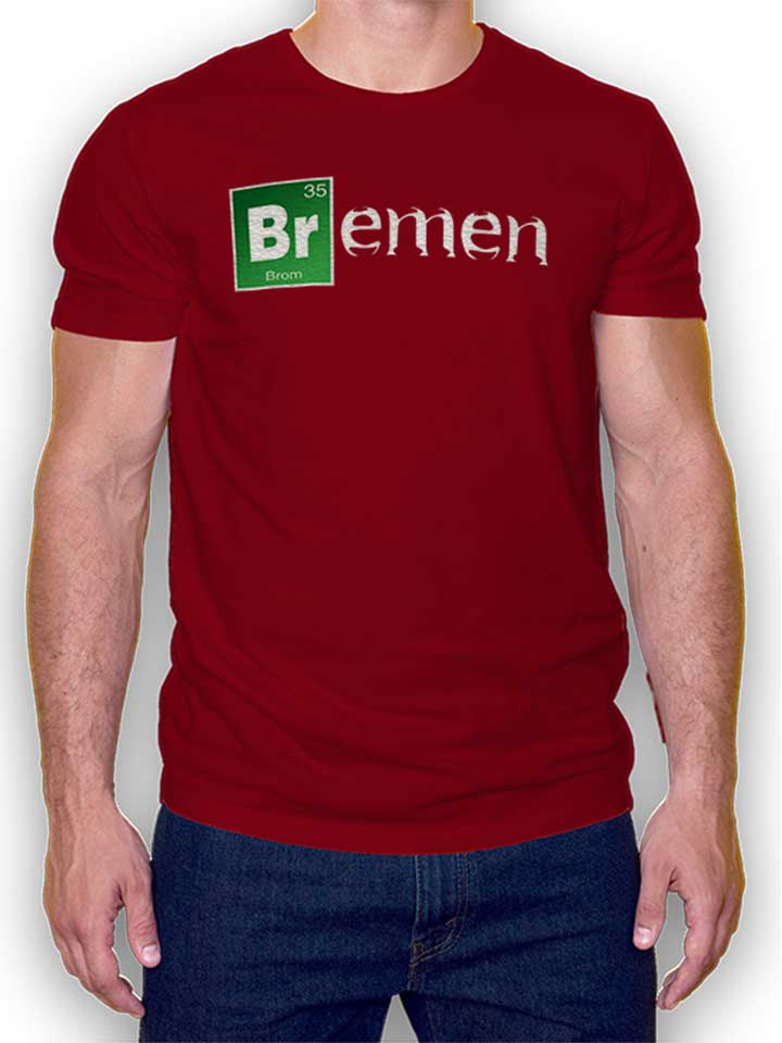 Bremen T-Shirt maroon L