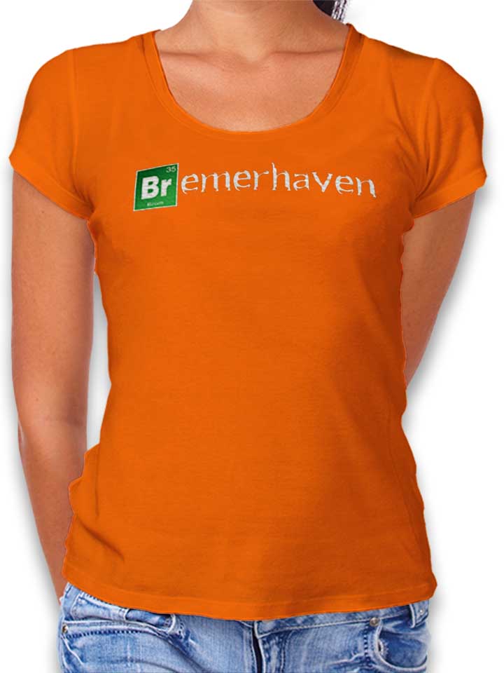 Bremerhaven Damen T-Shirt orange L