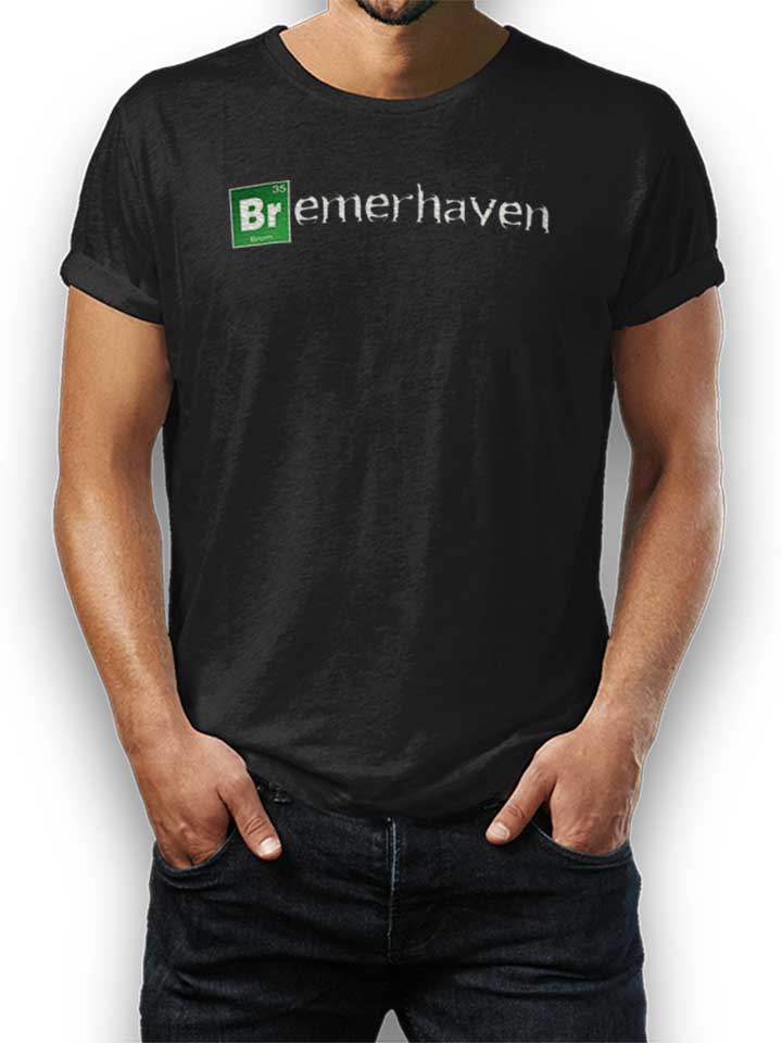 Bremerhaven Kinder T-Shirt schwarz 110 / 116