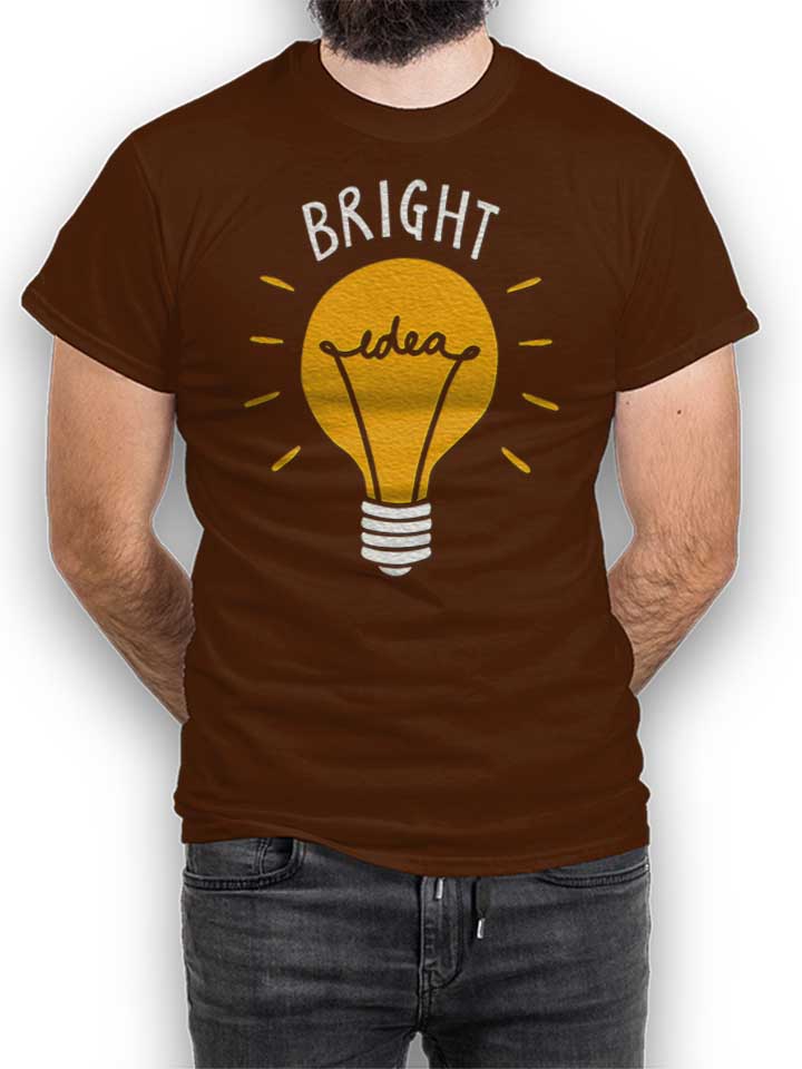 Bright Idea T-Shirt braun L
