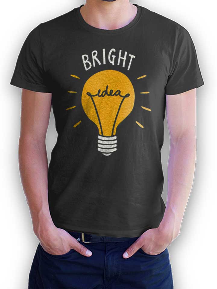 Bright Idea T-Shirt dunkelgrau L