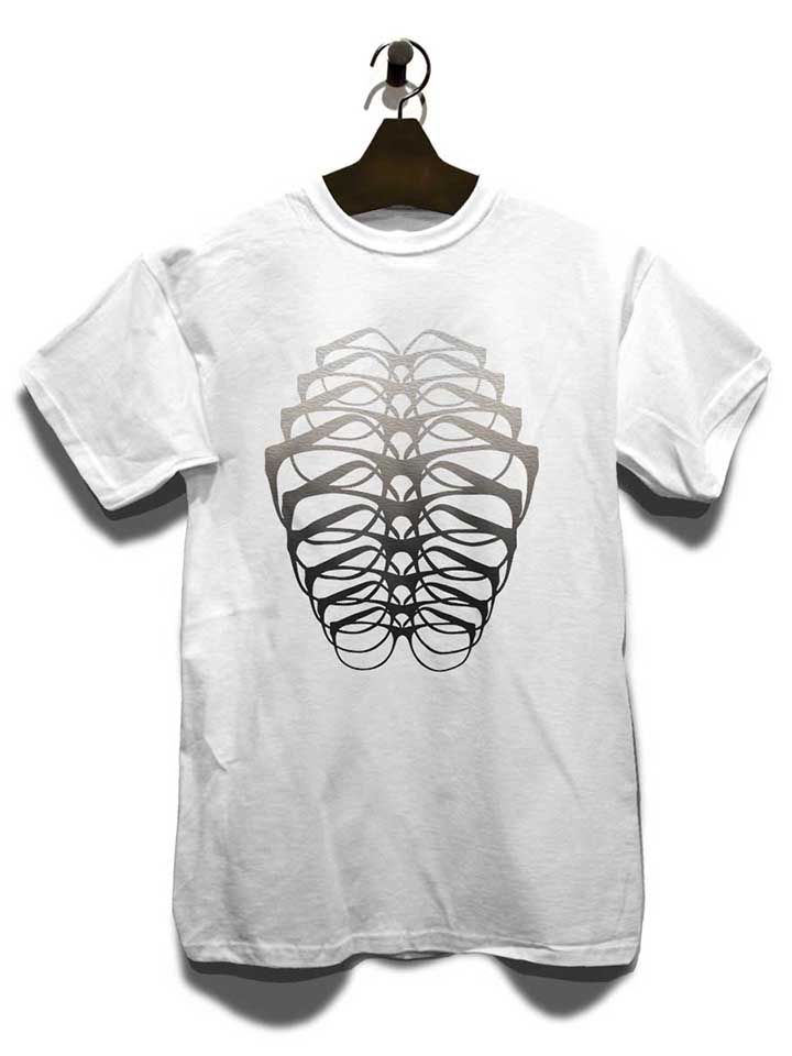 brille-skelett-t-shirt weiss 3
