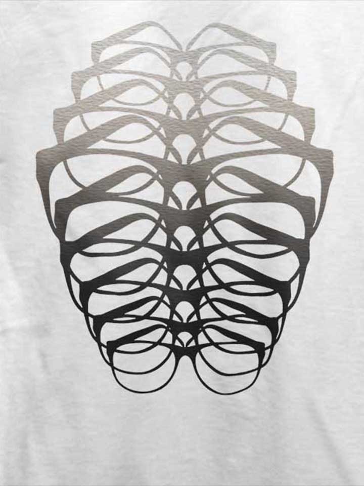 brille-skelett-t-shirt weiss 4