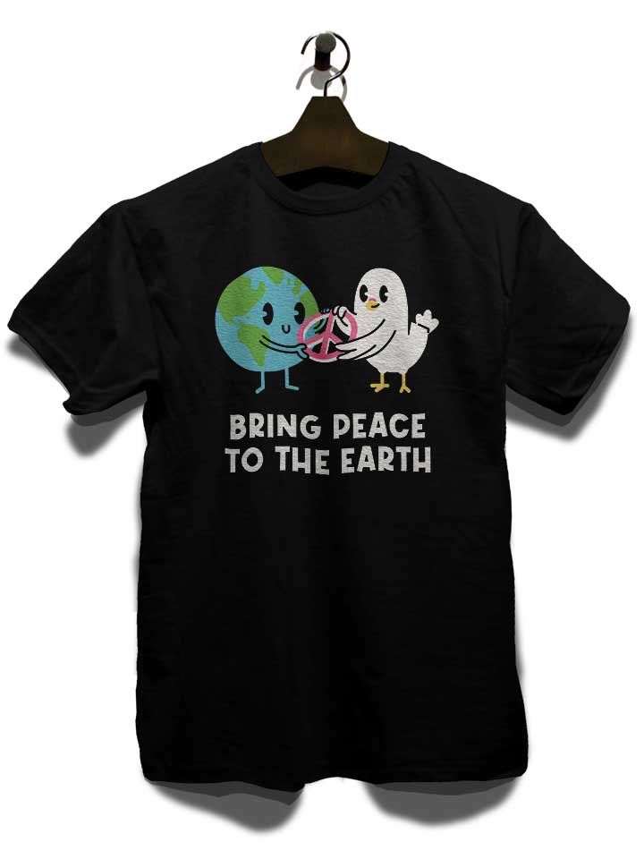 bring-peace-to-the-earth-t-shirt schwarz 3