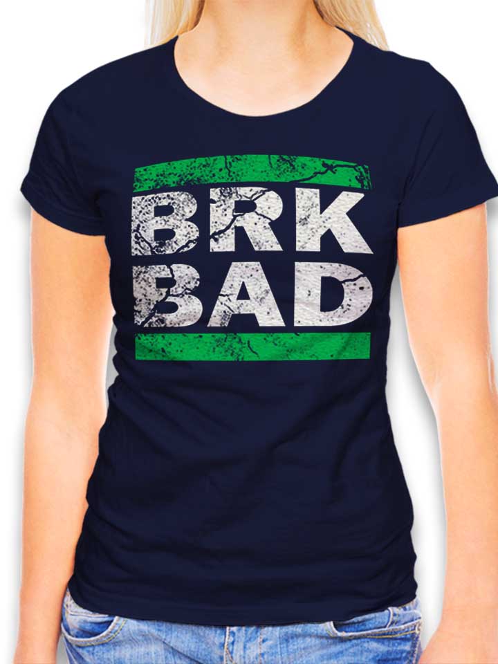brk-bad-vintage-damen-t-shirt dunkelblau 1