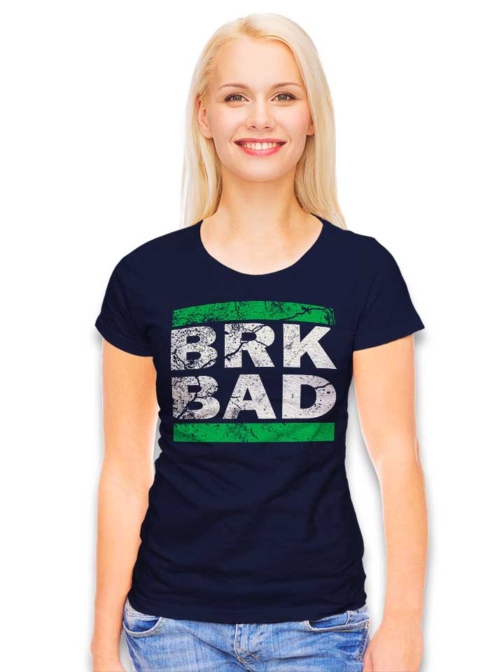 brk-bad-vintage-damen-t-shirt dunkelblau 2