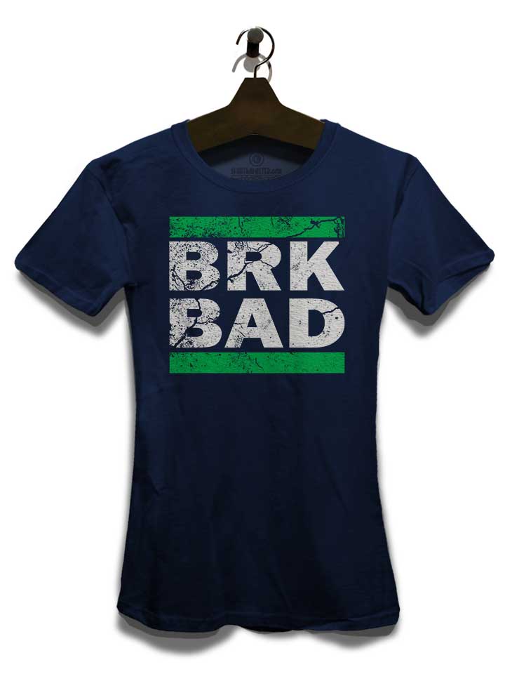 brk-bad-vintage-damen-t-shirt dunkelblau 3