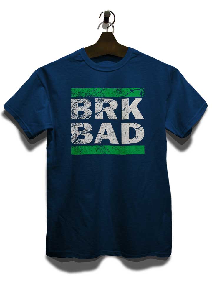 brk-bad-vintage-t-shirt dunkelblau 3