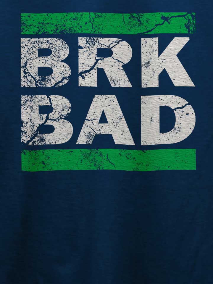brk-bad-vintage-t-shirt dunkelblau 4