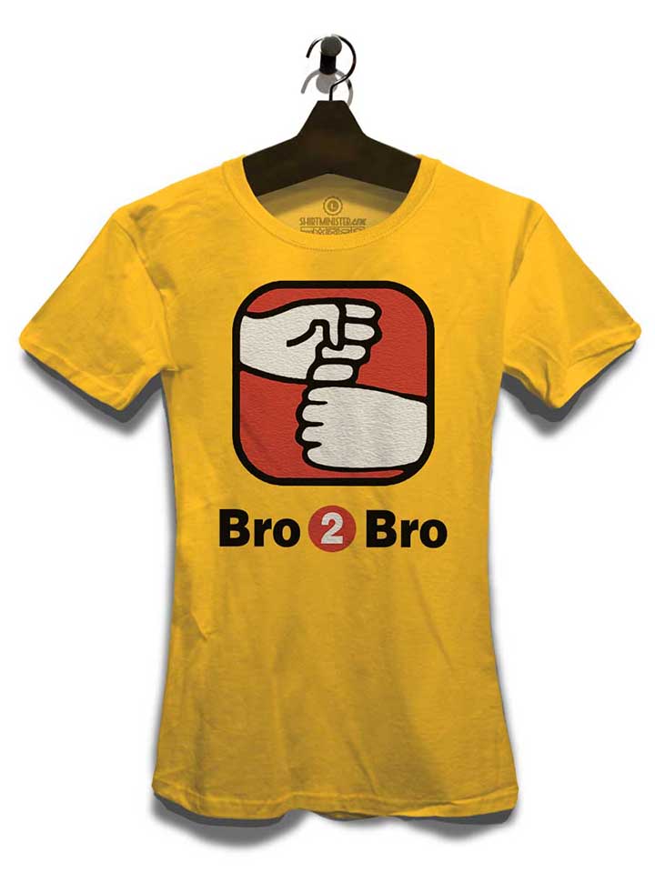 bro-2-bro-damen-t-shirt gelb 3