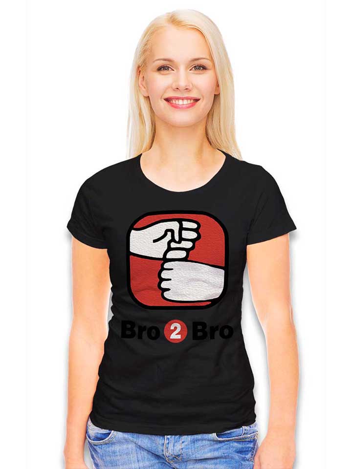 bro-2-bro-damen-t-shirt schwarz 2