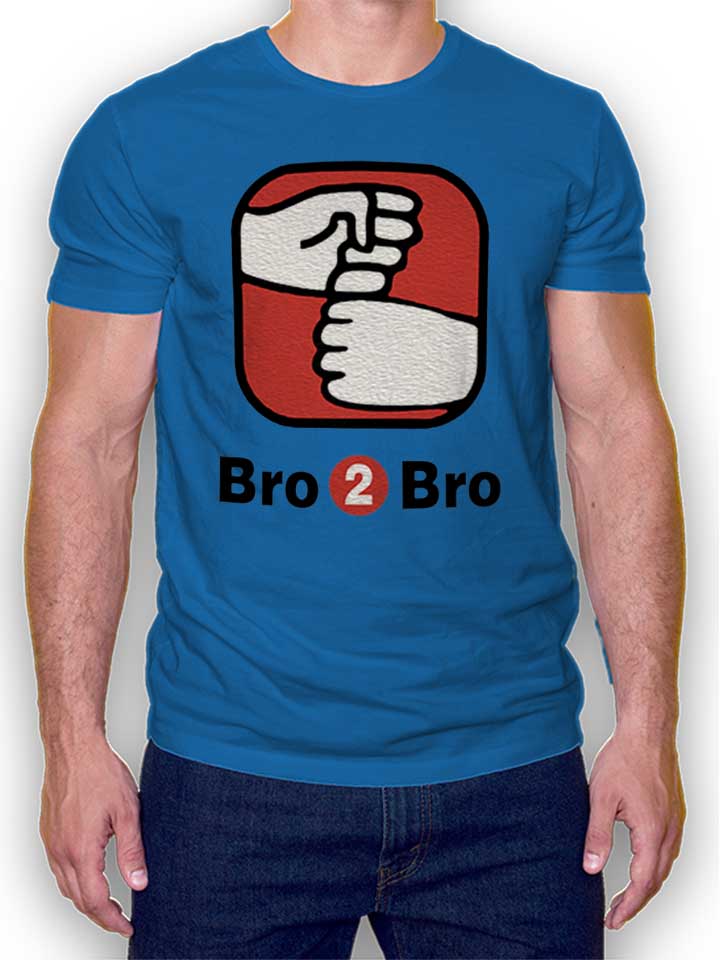 Bro 2 Bro T-Shirt royal-blue L