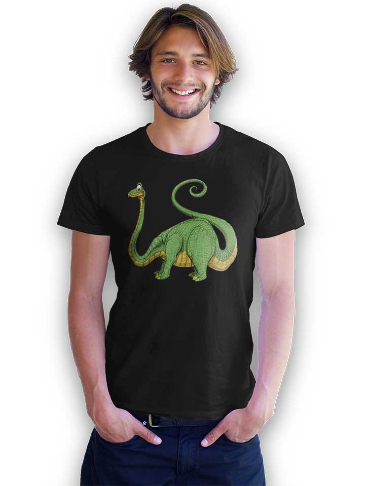 brontosaurus-t-shirt schwarz 2