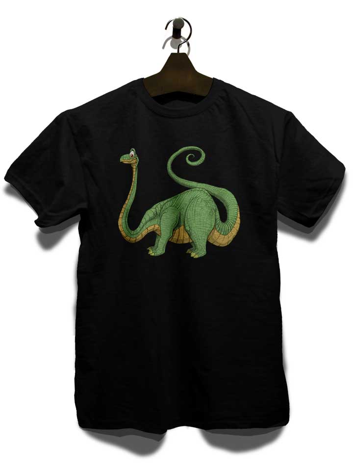 brontosaurus-t-shirt schwarz 3