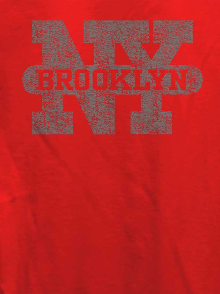 brooklyn-new-york-damen-t-shirt rot 4