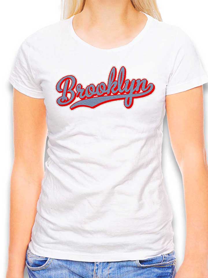 Brooklyn Damen T-Shirt weiss L