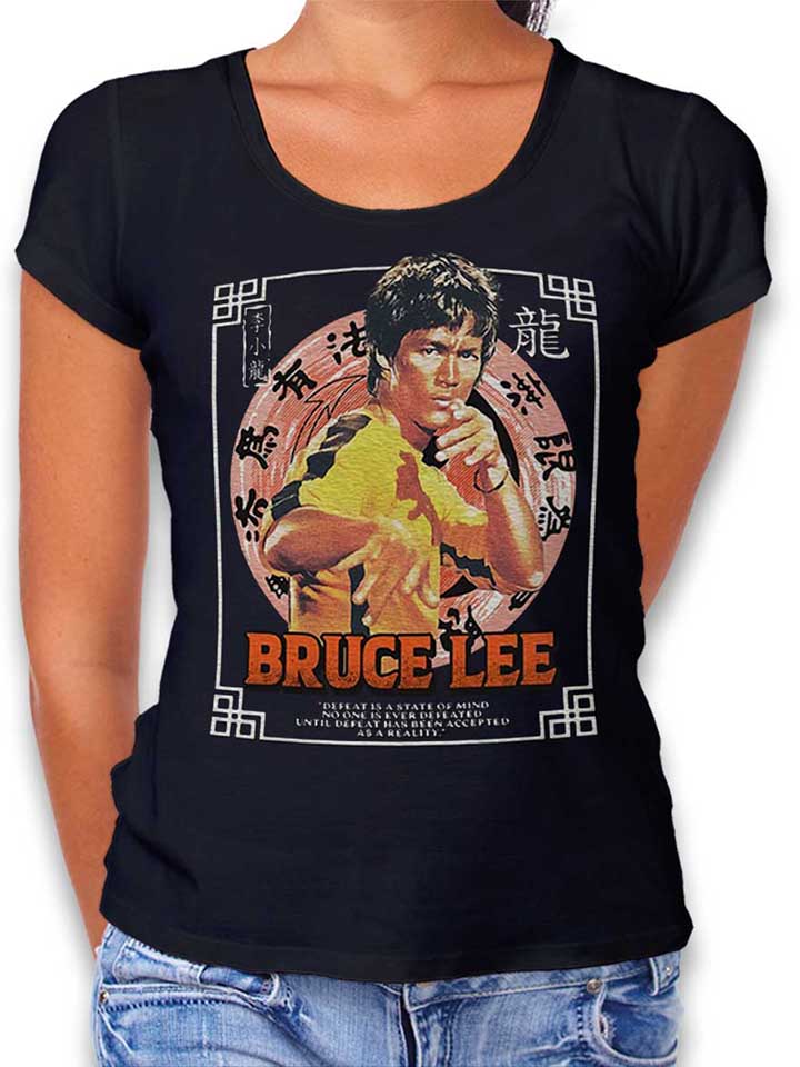 Bruce Lee Damen T-Shirt schwarz L