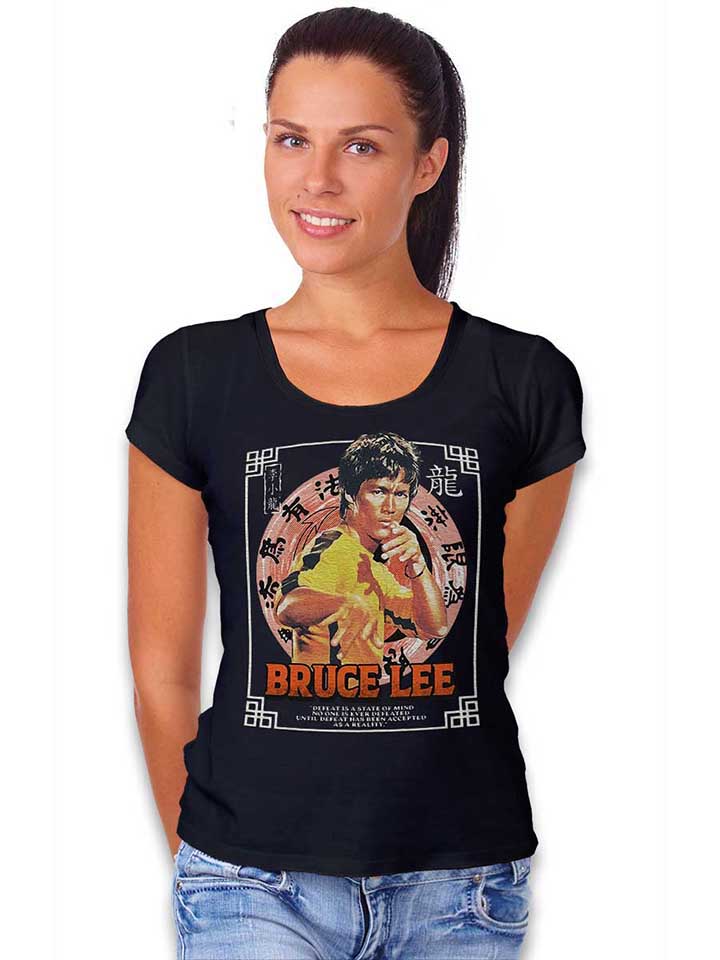 bruce-lee-damen-t-shirt schwarz 2