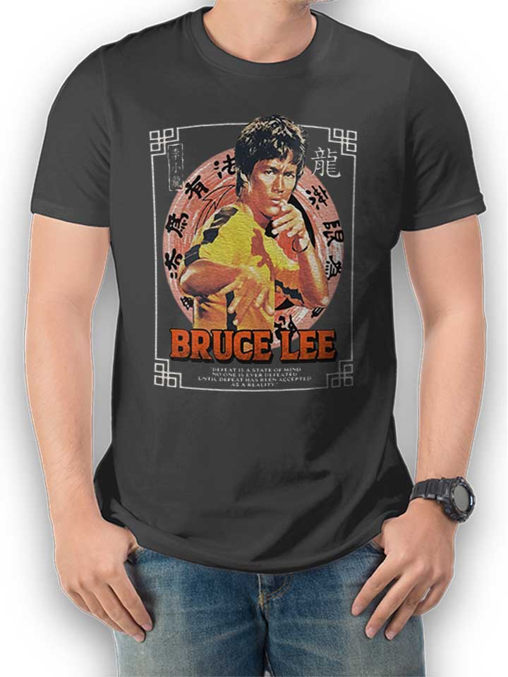 Bruce Lee T-Shirt dunkelgrau L