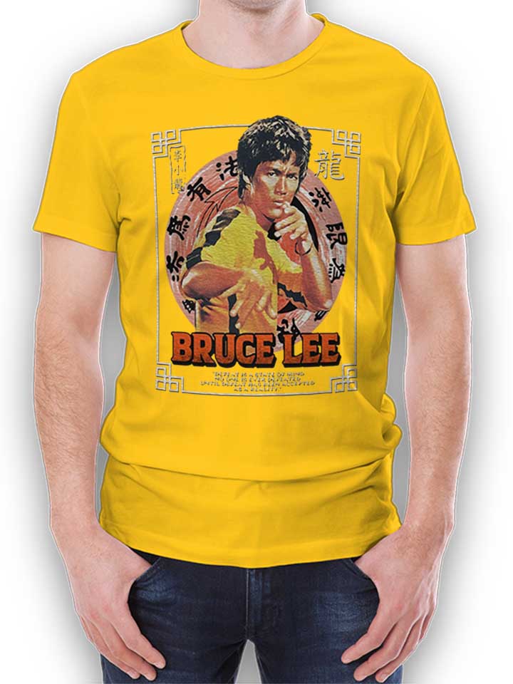 Bruce Lee T-Shirt giallo L