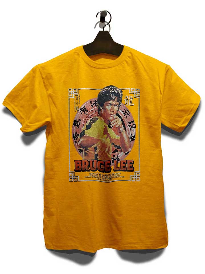 bruce-lee-t-shirt gelb 3