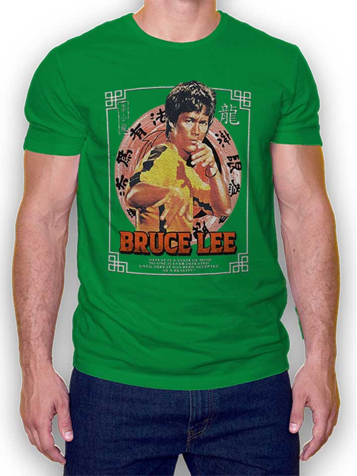 Bruce Lee T-Shirt vert L