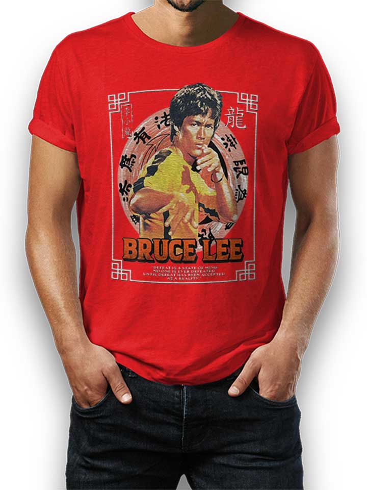 Bruce Lee Camiseta rojo L