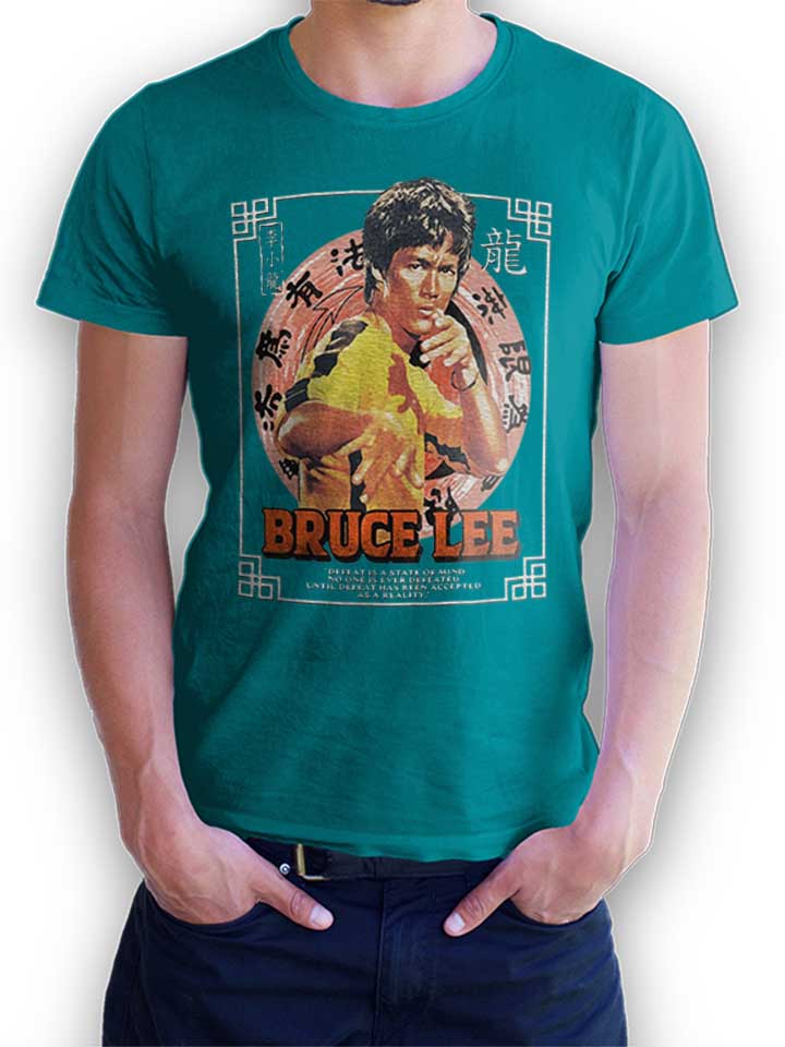 Bruce Lee T-Shirt tuerkis L